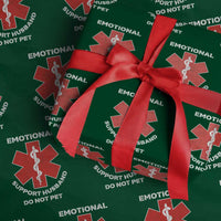 Do Not Pet Husband Wrapping Paper Roll Funny Sarcastic Saying - Wonder Print Shop