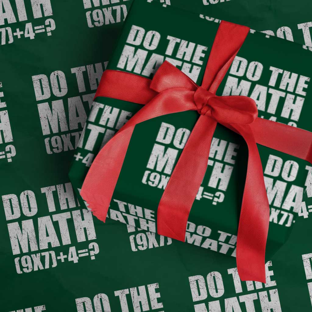 Do The Math 67 Meme Wrapping Paper Roll Funny Six Seven Meme Brainrot Math Teacher - Wonder Print Shop