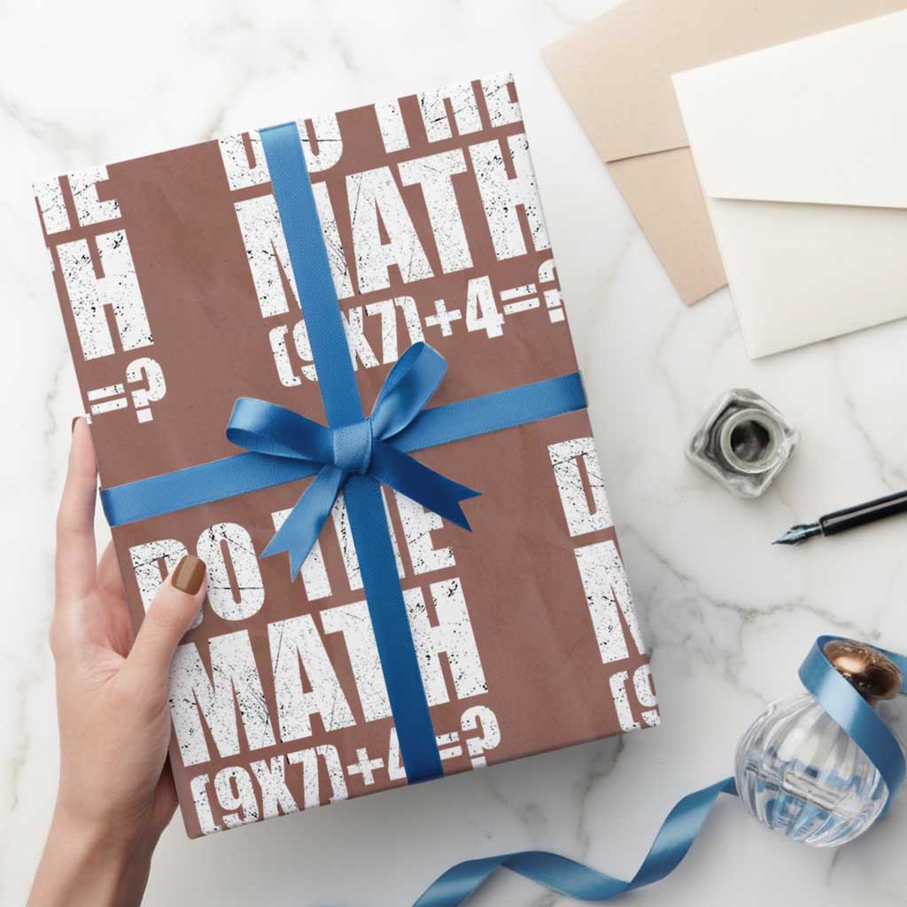 Do The Math 67 Meme Wrapping Paper Roll Funny Six Seven Meme Brainrot Math Teacher - Wonder Print Shop