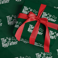 Dog Dad Wrapping Paper Roll The Dogfather Fathers Day Gift For Dog Lovers
