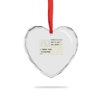 Dog Dad Heart Crystal Glass Ornament Fathers Day Gift for Dog Lovers Camo American Flag USA - Wonder Print Shop