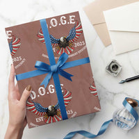 DOGE Department Of Government Efficiency Wrapping Paper Roll Est 2025 American Eagle - Wonder Print Shop