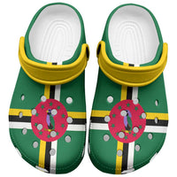 Dominica Clogs Shoes Heritage Palette Flag-Inspired - Wonder Print Shop