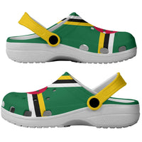 Dominica Clogs Shoes Heritage Palette Flag-Inspired - Wonder Print Shop