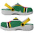 Dominica Clogs Shoes Heritage Palette Flag-Inspired - Wonder Print Shop
