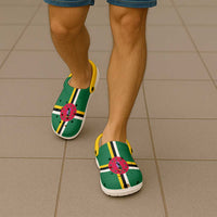 Dominica Clogs Shoes Heritage Palette Flag-Inspired - Wonder Print Shop