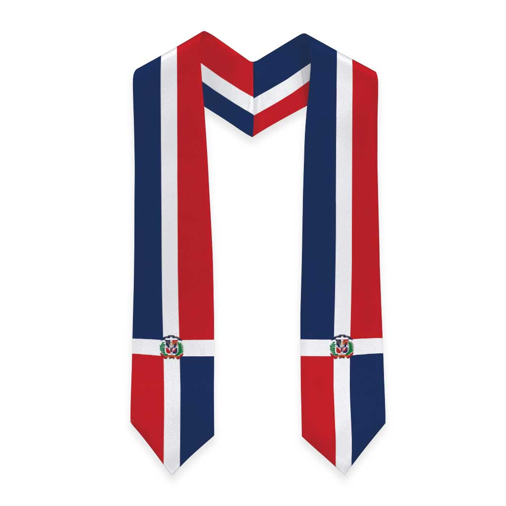 Dominican Republic Graduation Stole Flag Style