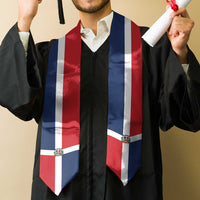 Dominican Republic Graduation Stole Flag Style