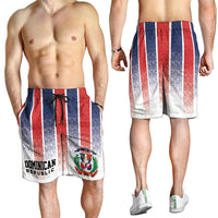 Dominican Republic Shorts for Men Stripe Stylized