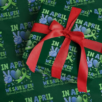 Donate Life Month Wrapping Paper Roll In April We Save Lives Organ Donation