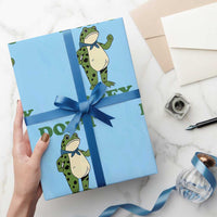 Don't Obey Portland Frog Wrapping Paper Roll Resist Inflatable Frogs Protest - Wonder Print Shop