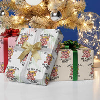 Dont Talk To Me I Am A Quite Piggy Wrapping Paper Roll Funny Pig Political - Wonder Print Shop