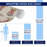 Dont Talk To Me I Am A Quite Piggy Wrapping Paper Roll Funny Pig Political - Wonder Print Shop