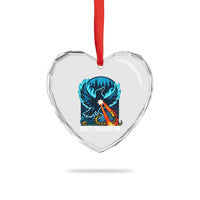 Don’t Tread on MN Minnesota Heart Crystal Glass Ornament Rebel Loon Ice Out Resistance