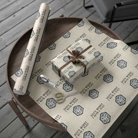 Don’t Worry I Have a Plan Dice Humor Wrapping Paper Roll Funny Tabletop RPG Dungeon Roleplay Fans - Wonder Print Shop