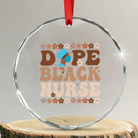 Dope Black Nurse Crystal Glass Ornament African American Black Nurse Gift - Wonder Print Shop