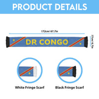 DR Congo Football 2026 Soccer Scarf Flag Style