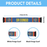 DR Congo Kopo ya Mokili Soccer Scarf Kuba Kingdom Pattern Edition