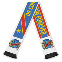 DR Congo World Football 2026 Soccer Scarf Power Never Bows