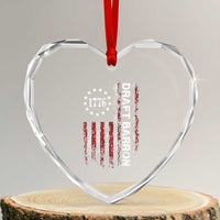 Draft Barron Heart Crystal Glass Ornament Anti War Send Barron Viral Internet Meme