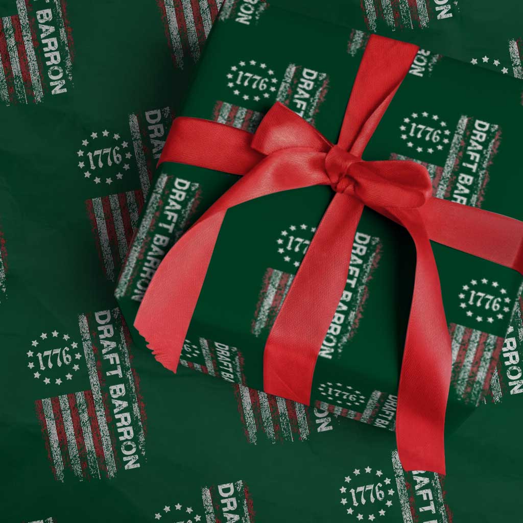 Draft Barron Wrapping Paper Roll Anti War Send Barron Viral Internet Meme