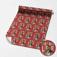 Dream Like King Inspirational MLK Graphic Wrapping Paper Roll Civil Rights Legacy Tribute