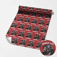 Drinkin Like Lincoln Wrapping Paper Roll Abraham Lincoln 4th of July Beer Lover