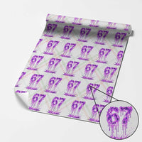 Drip Fire Flame Six Seven Wrapping Paper Roll Trendy Meme Gift