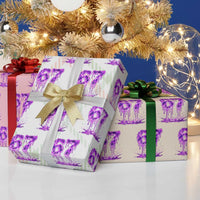 Drip Fire Flame Six Seven Wrapping Paper Roll Trendy Meme Gift