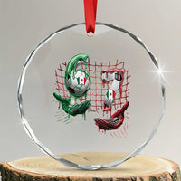 Drip Mexico Soccer Six Seven Meme Crystal Glass Ornament Mexicano Supporter Player Gift