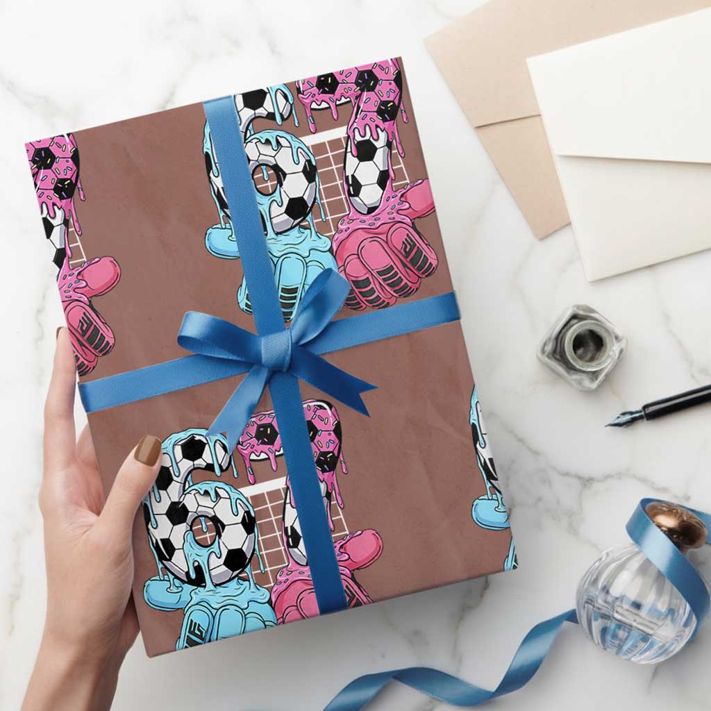Drip Soccer Six Seven Meme Wrapping Paper Roll Funny Gen Alpha Slang