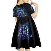 Lady Skull Kid Short Sleeve Dress Don't Try To Figure Me Out I'm A Special Kind Of Twisted - Wonder Print Shop