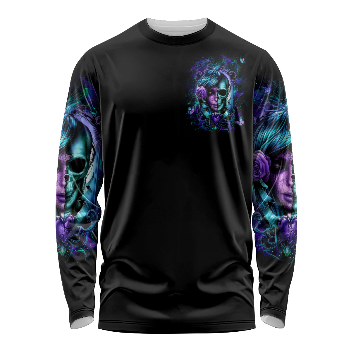 Lady Skull Long Sleeve Shirt Don't Try To Figure Me Out I'm A Special Kind Of Twisted - Wonder Print Shop