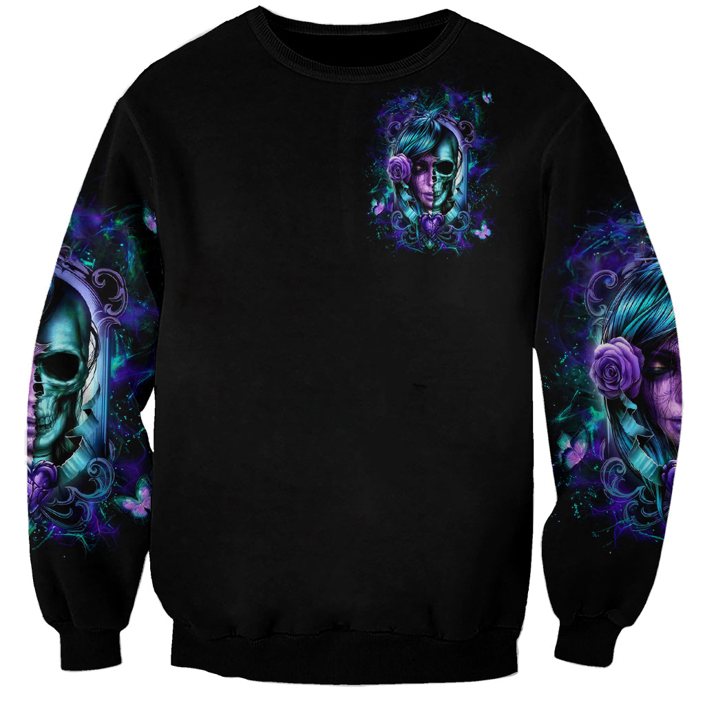 Lady Skull Sweatshirt Don't Try To Figure Me Out I'm A Special Kind Of Twisted - Wonder Print Shop