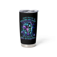 Lady Skull Tumbler Cup Don't Try To Figure Me Out I'm A Special Kind Of Twisted - Wonder Print Shop