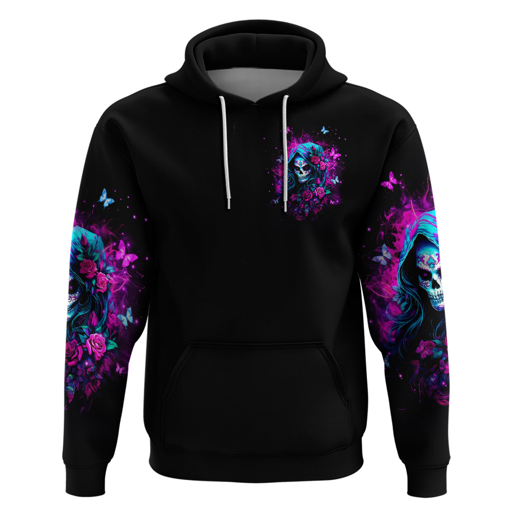Witch Skull Hoodie I'm A Good Person But Don't Give Me A Reason To Show Evil Side - Wonder Print Shop