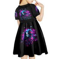 Witch Skull Kid Short Sleeve Dress I'm A Good Person But Don't Give Me A Reason To Show Evil Side - Wonder Print Shop
