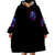 Witch Skull Wearable Blanket Hoodie I'm A Good Person But Don't Give Me A Reason To Show Evil Side - Wonder Print Shop