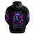 Witch Skull Zip Hoodie I'm A Good Person But Don't Give Me A Reason To Show Evil Side - Wonder Print Shop