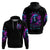 Witch Skull Zip Hoodie I'm A Good Person But Don't Give Me A Reason To Show Evil Side - Wonder Print Shop