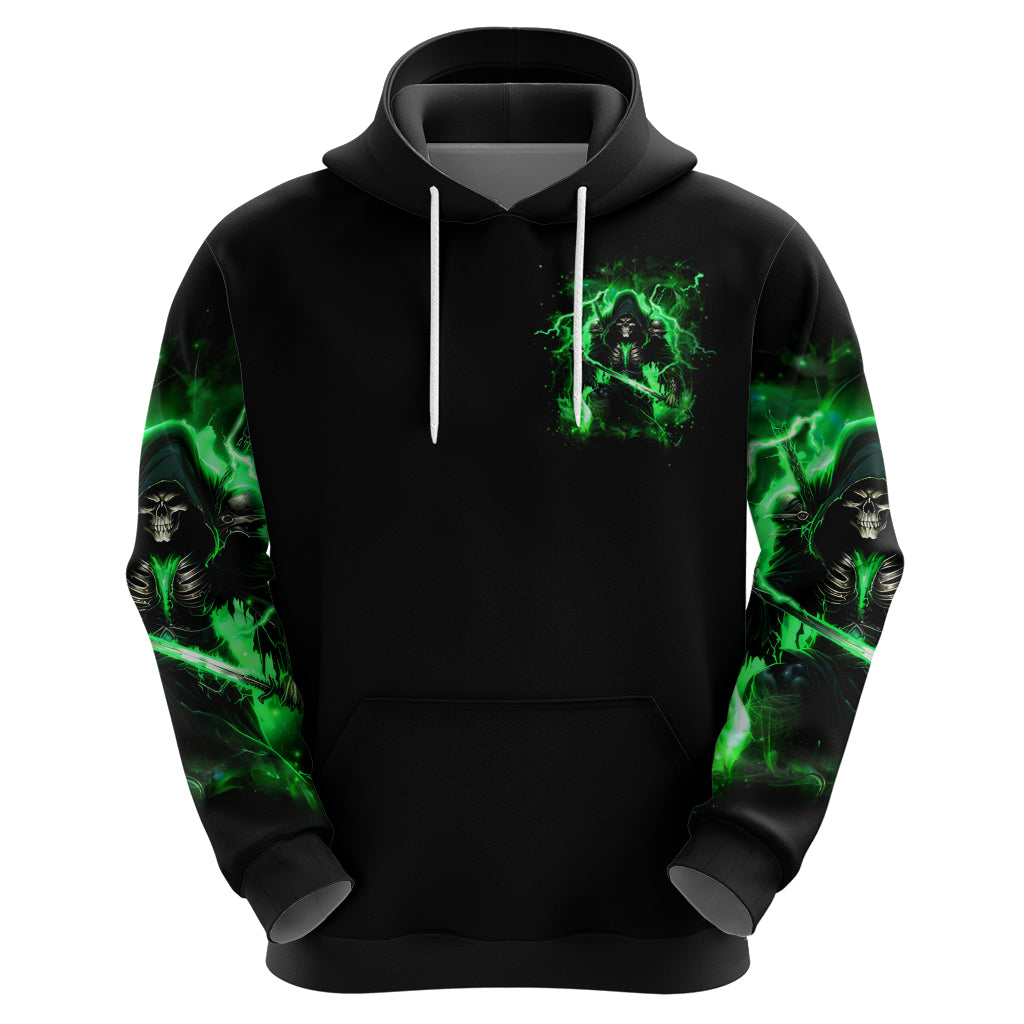 Reaper Skull Hoodie That Which Does Not Kill Me Should Run - Wonder Print Shop