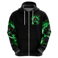 Reaper Skull Hoodie That Which Does Not Kill Me Should Run - Wonder Print Shop