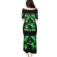 Reaper Skull Puletasi That Which Does Not Kill Me Should Run - Wonder Print Shop