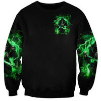 Reaper Skull Sweatshirt That Which Does Not Kill Me Should Run - Wonder Print Shop