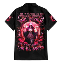 Witch Skull Family Matching Mermaid Dress and Hawaiian Shirt She Whispered Back Iam The Storm - Wonder Print Shop