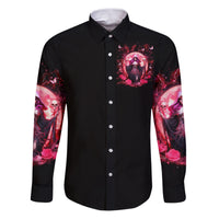 Witch Skull Family Matching Puletasi and Hawaiian Shirt She Whispered Back Iam The Storm - Wonder Print Shop