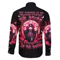 Witch Skull Family Matching Summer Maxi Dress and Hawaiian Shirt She Whispered Back Iam The Storm - Wonder Print Shop