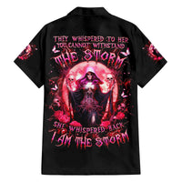 Witch Skull Family Matching Tank Maxi Dress and Hawaiian Shirt She Whispered Back Iam The Storm - Wonder Print Shop