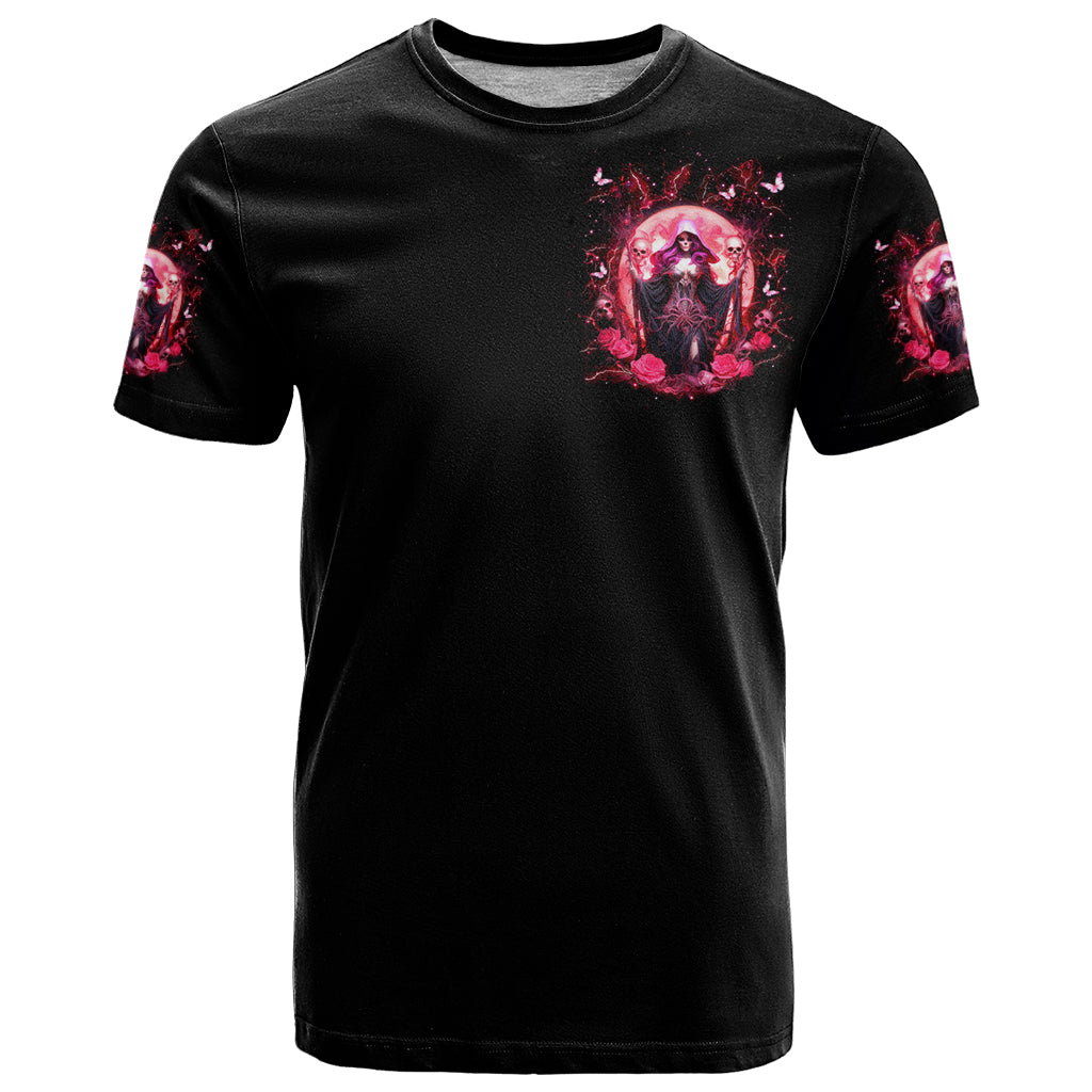 Witch Skull T Shirt She Whispered Back Iam The Storm - Wonder Print Shop