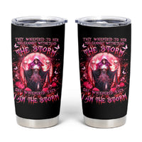 Witch Skull Tumbler Cup She Whispered Back Iam The Storm - Wonder Print Shop